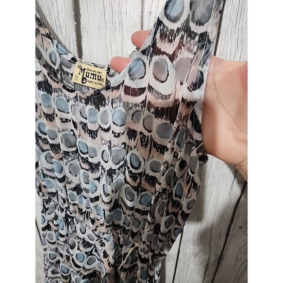 Show Me Your Mumu Dress Womens M Peacock Hi-Low Fairycore Whimsical Sheer New - Picture 6 of 9